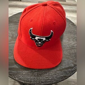 Chicago Bulls Mitchell & Ness Embroidered Fitted 7 5/8 Hat Cap